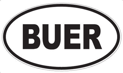 BUER - Oval Magnet