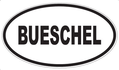 BUESCHEL - Oval Magnet