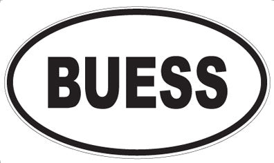 BUESS - Oval Magnet