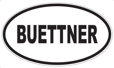 BUETTNER - Oval Magnet