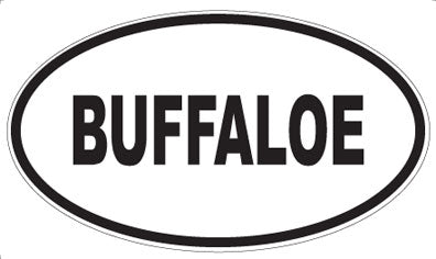 BUFFALOE - Oval Magnet