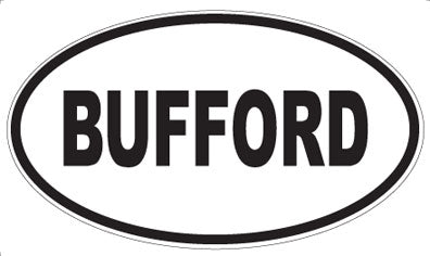 BUFFORD - Oval Magnet