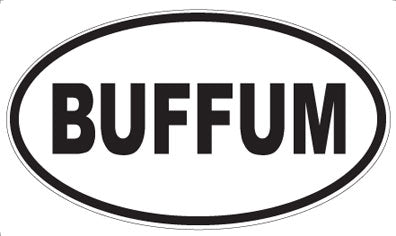 BUFFUM - Oval Magnet