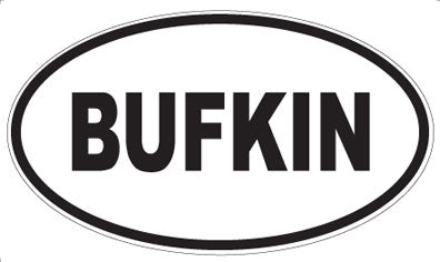 BUFKIN - Oval Magnet