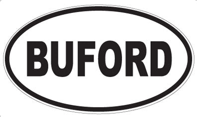 BUFORD - Oval Magnet