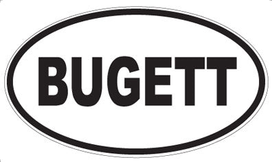 BUGETT - Oval Magnet