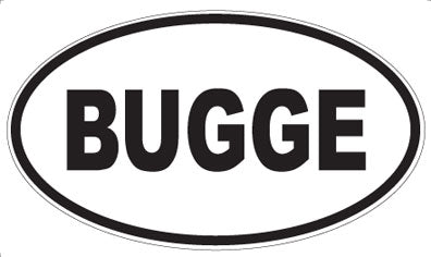 BUGGE - Oval Magnet