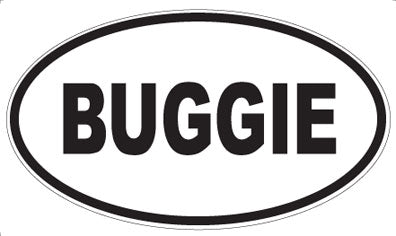 BUGGIE - Oval Magnet