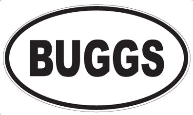 BUGGS - Oval Magnet
