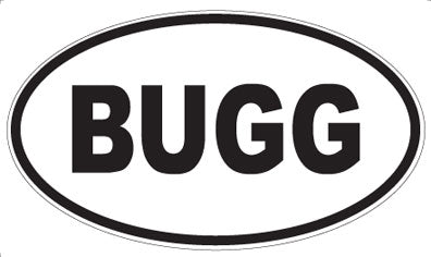 BUGG - Oval Magnet
