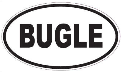 BUGLE - Oval Magnet