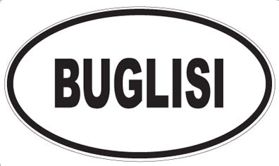 BUGLISI - Oval Magnet
