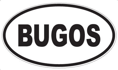 BUGOS - Oval Magnet