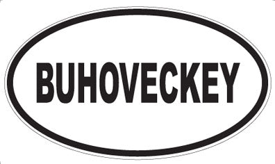BUHOVECKEY - Oval Magnet