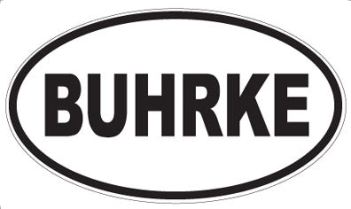 BUHRKE - Oval Magnet