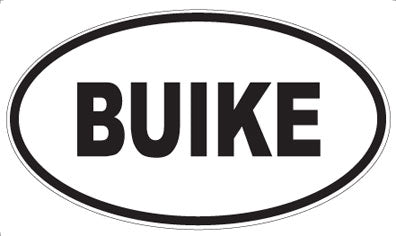 BUIKE - Oval Magnet