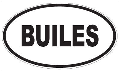BUILES - Oval Magnet