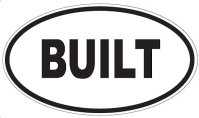 BUILT - Oval Magnet