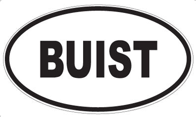BUIST - Oval Magnet