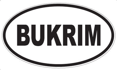 BUKRIM - Oval Magnet