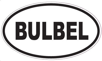 BULBEL - Oval Sticker