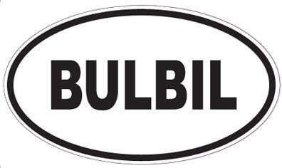 BULBIL - Oval Sticker