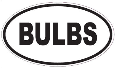 BULBS - Oval Magnet
