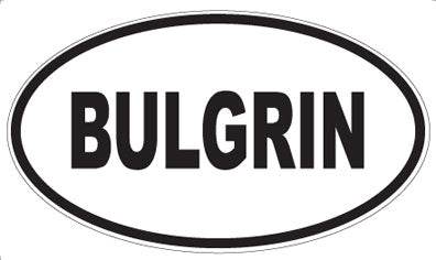 BULGRIN - Oval Magnet