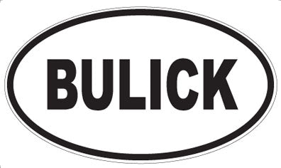 BULICK - Oval Magnet
