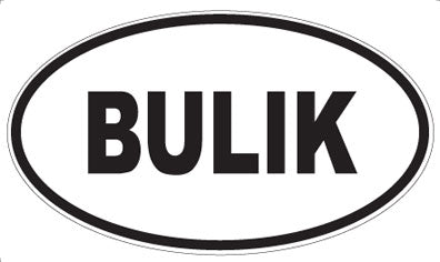 BULIK - Oval Magnet