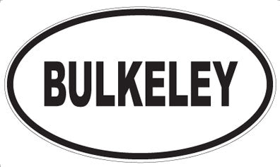 BULKELEY - Oval Magnet