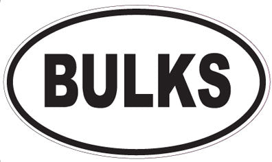 BULKS - Oval Magnet