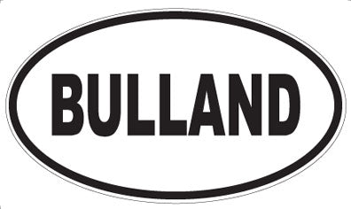 BULLAND - Oval Magnet