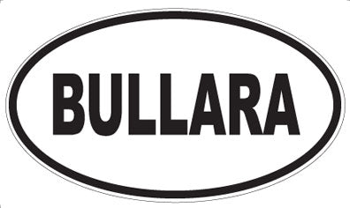 BULLARA - Oval Magnet