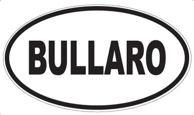 BULLARO - Oval Magnet