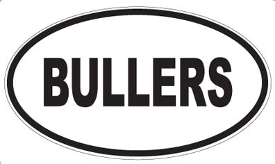 BULLERS - Oval Magnet
