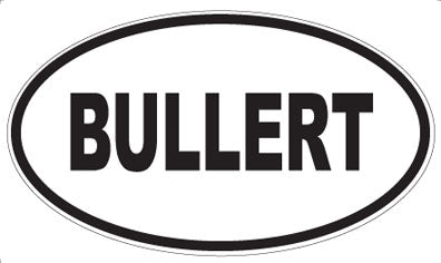 BULLERT - Oval Magnet