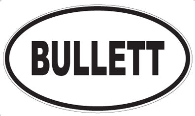 BULLETT - Oval Magnet