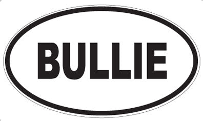 BULLIE - Oval Magnet