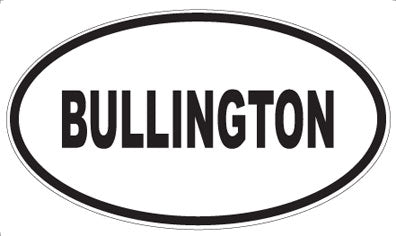 BULLINGTON - Oval Magnet