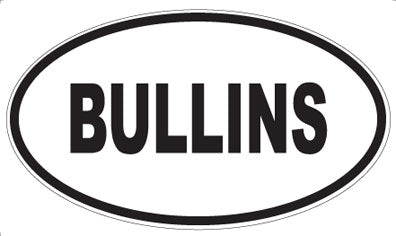BULLINS - Oval Magnet