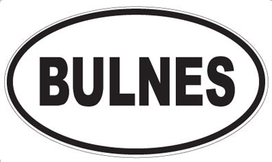 BULNES - Oval Magnet