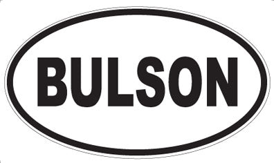 BULSON - Oval Magnet