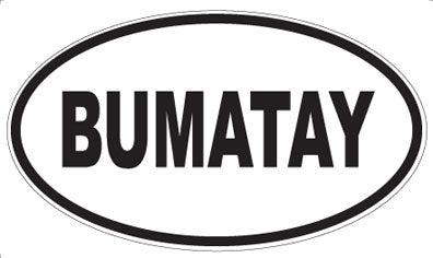 BUMATAY - Oval Magnet