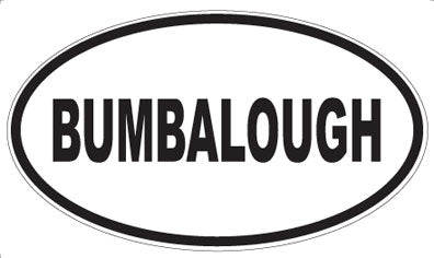 BUMBALOUGH - Oval Magnet