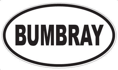 BUMBRAY - Oval Magnet