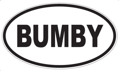 BUMBY - Oval Magnet