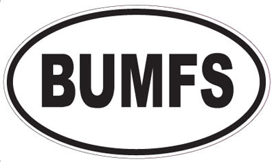 BUMFS - Oval Magnet