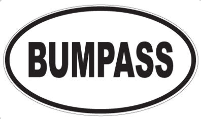 BUMPASS - Oval Magnet