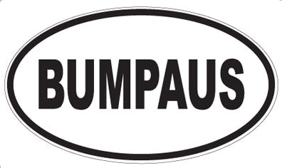 BUMPAUS - Oval Magnet